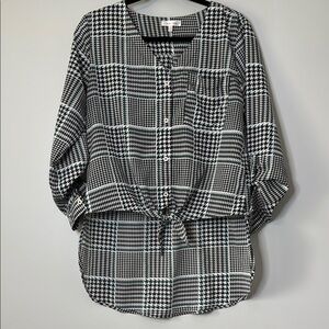 Stella Tweed High Low Blouse
